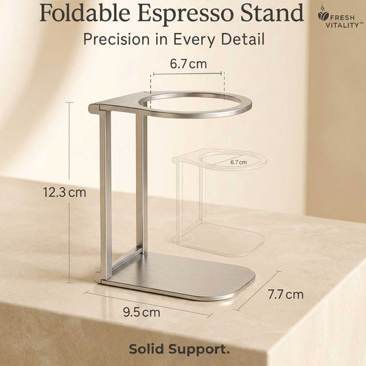 Foldable Portable Coffee Maker Stand by Fresh Vitality™