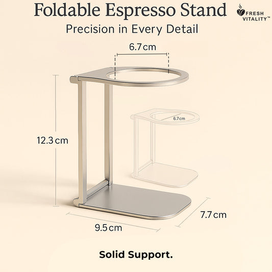 Foldable Portable Coffee Maker Stand by Fresh Vitality™