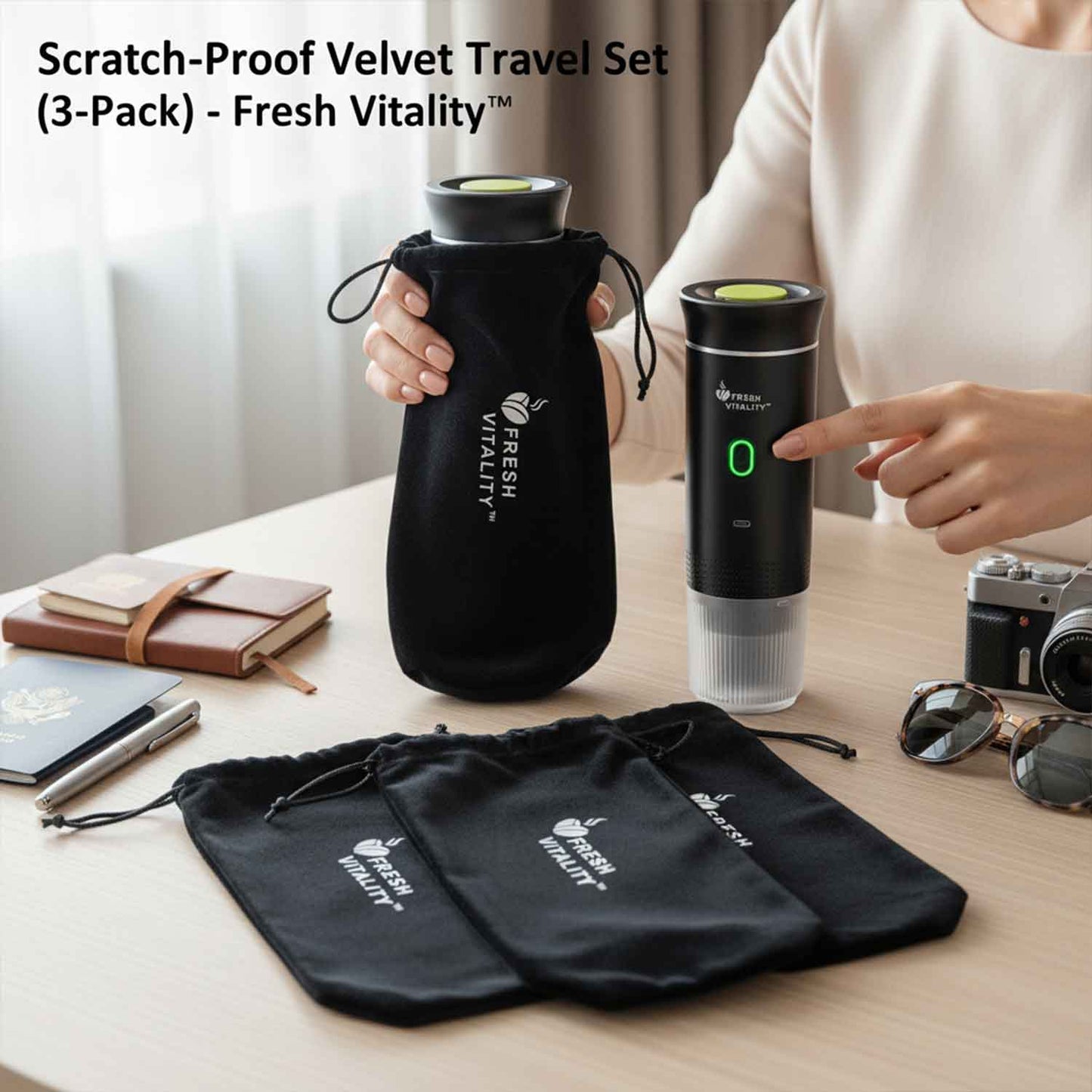 Scratch-Proof Velvet Travel Set (3-Pack) - Fresh Vitality™