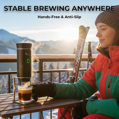 Foldable Portable Coffee Maker Stand by Fresh Vitality™