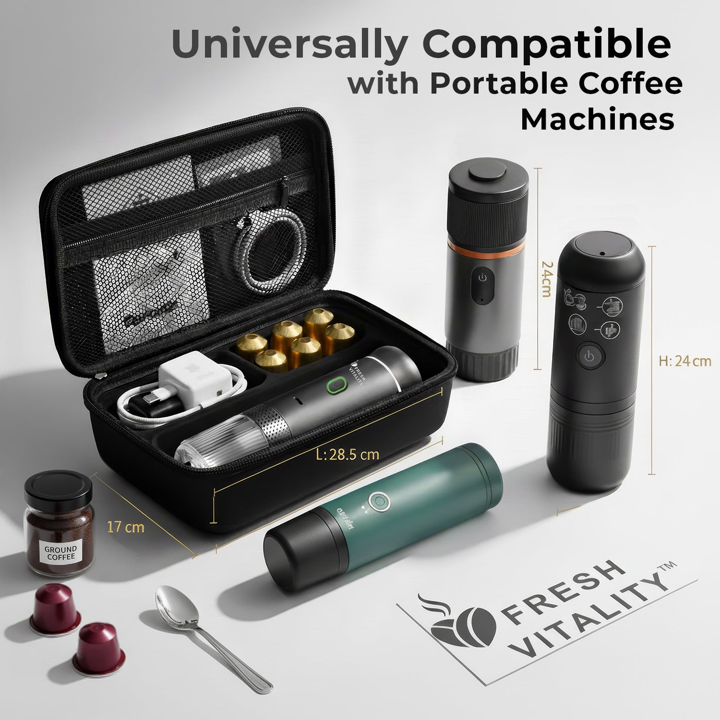 Protective Travel Case for Portable Espresso Machines – Compact, Durable & Water-Resistant