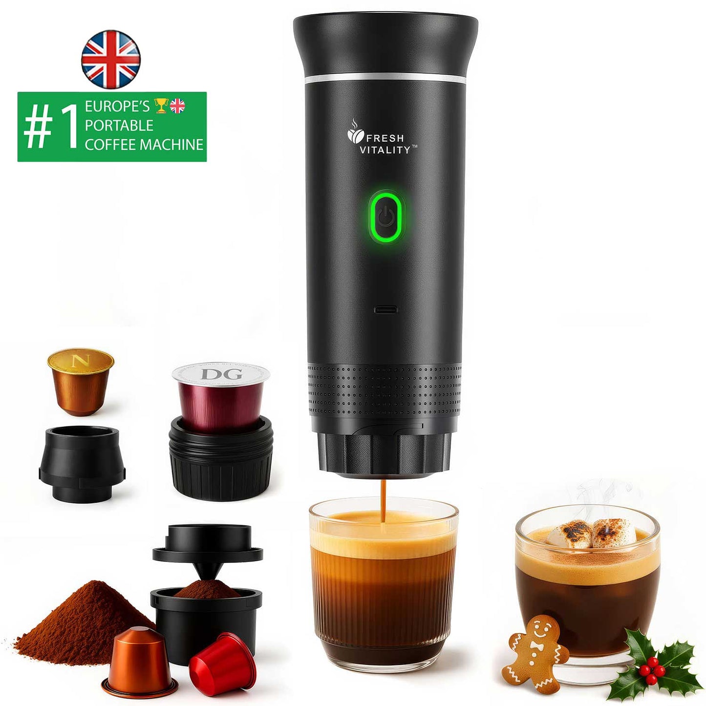 Fresh Vitality™ Portable Coffee Maker