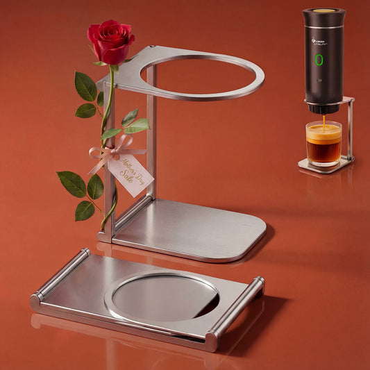 Foldable Portable Coffee Maker Stand by Fresh Vitality™