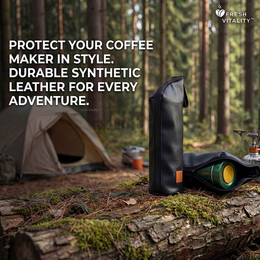 Universal Soft Travel Case for Portable Coffee Maker | Water Resistant PVC